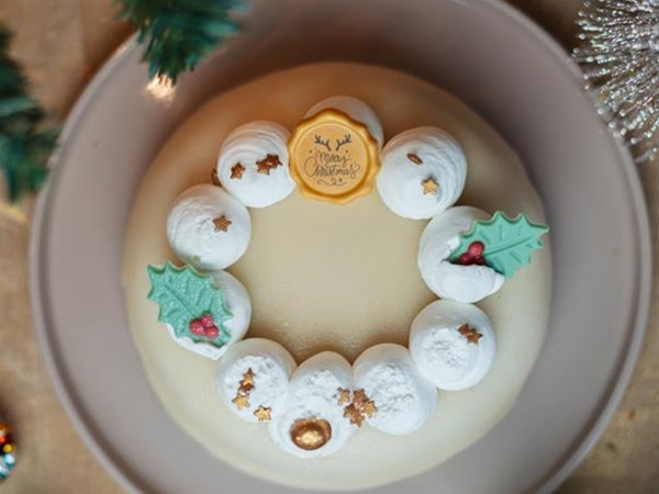 Marsepeintaart Kerst